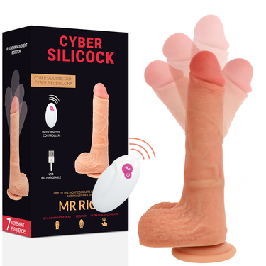 Fallo Cyber Silicone Ultra Realistico con Telecomando e Motori Potenti